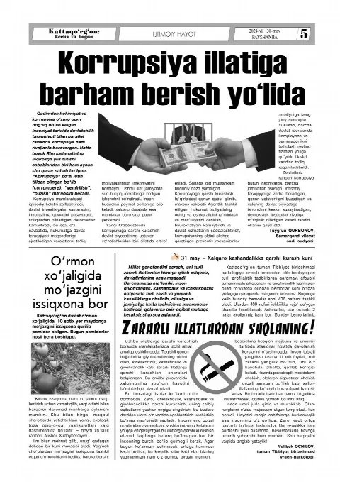 Zararli illatlardan Saqlaning