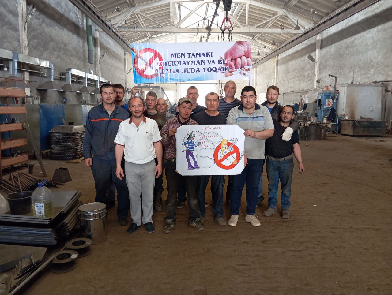 30.05.2024 yil Respublika iqtisoslashtirilgan narkologiya ilmiy amaliy tibbiyot markazining Samarqand viloyat mintaqaviy filialli vrach narkologi Saakov A.V hamshira tomonidan SAM SERVIS TECHNOLOGIYA tashkilot hodimlari o'rtasida " Biz chekishga qarshimiz " shiori ostida tushintirish ishlari olib borildi.